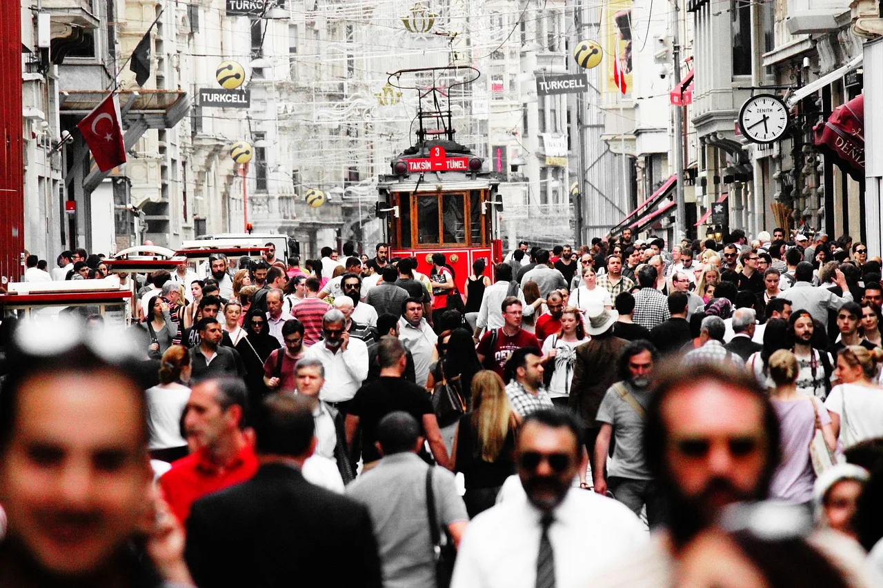 Istiklal Street in Istanbul